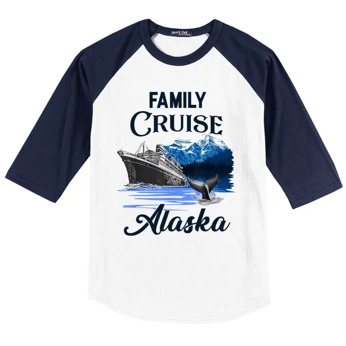 Alaska Family Cruise Vacation Baseball Sleeve Shirt