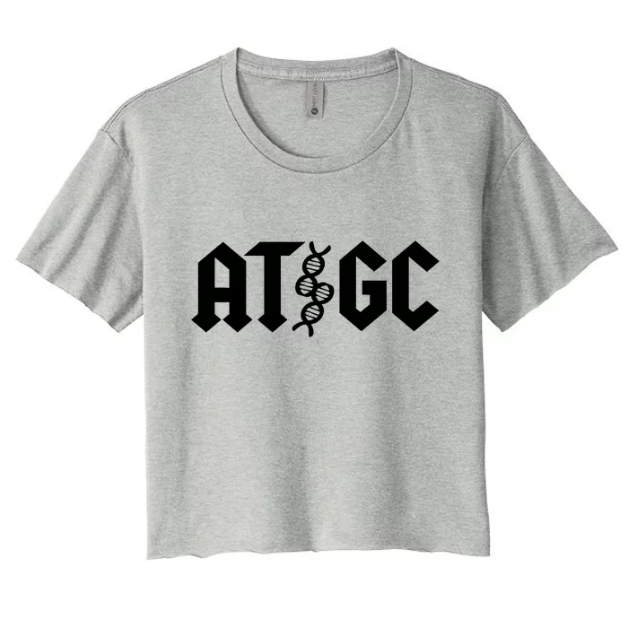 ATGC Funny Chemistry Science Women's Crop Top Tee