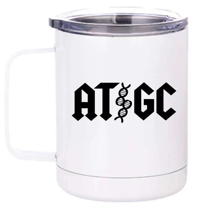 ATGC Funny Chemistry Science Front & Back 12oz Stainless Steel Tumbler Cup