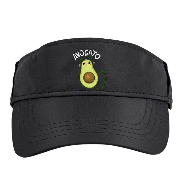 Avogato Funny Cat Avocado Cinco De Mayo Cat Lady Cat Lover Adult Drive Performance Visor