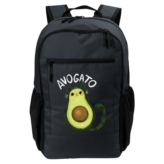 Avogato Funny Cat Avocado Cinco De Mayo Cat Lady Cat Lover Daily Commute Backpack