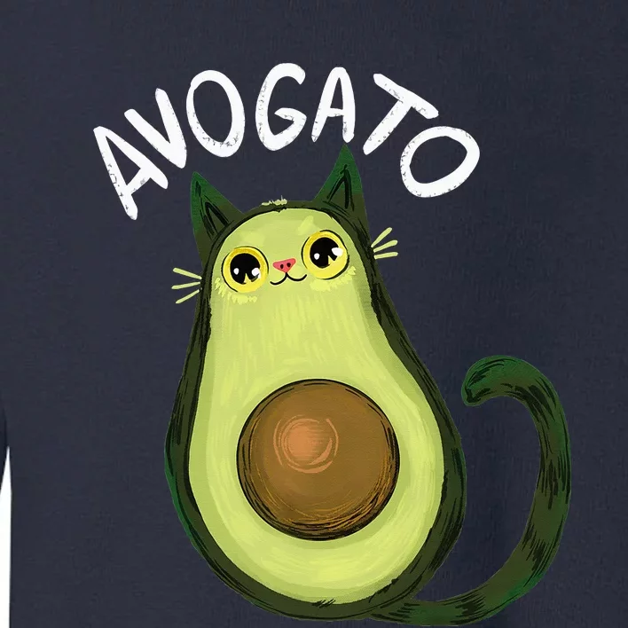 Avogato Funny Cat Avocado Cinco De Mayo Cat Lady Cat Lover Toddler Sweatshirt