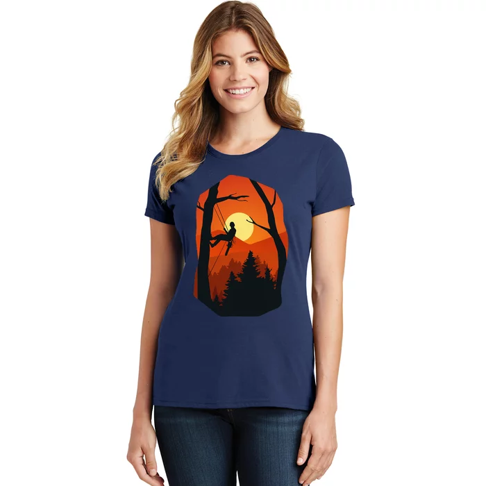 Arborist Forest Chainsaw Women's T-Shirt