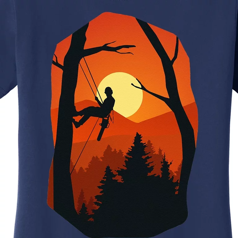 Arborist Forest Chainsaw Women's T-Shirt