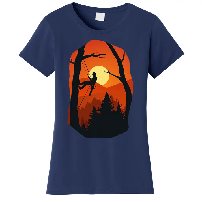 Arborist Forest Chainsaw Women's T-Shirt