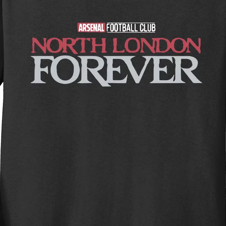 Arsenal Football Club North London Forever Kids Long Sleeve Shirt