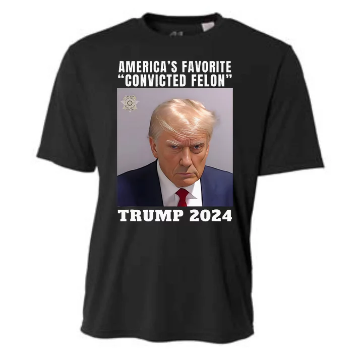 Americas Favorite Convicted Felon Protrump Cooling Performance Crew T-Shirt