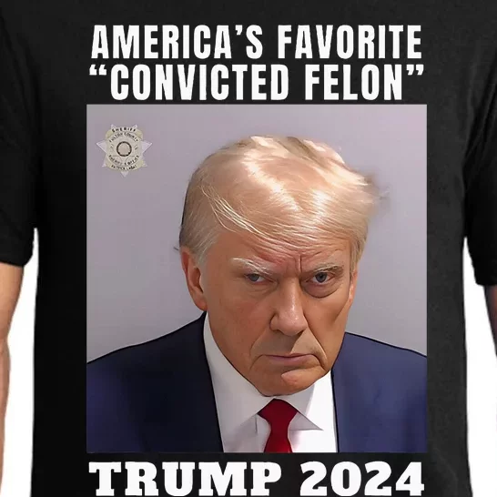 Americas Favorite Convicted Felon Protrump Pajama Set