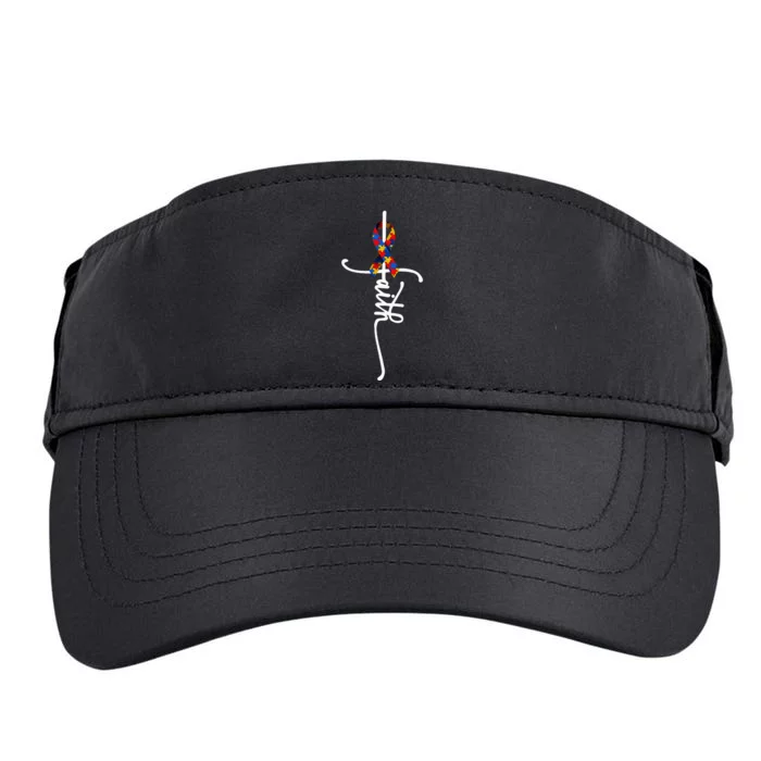 Autism Faith Cross Autism Autistic Gifts Autism Awareness Adult Drive Performance Visor