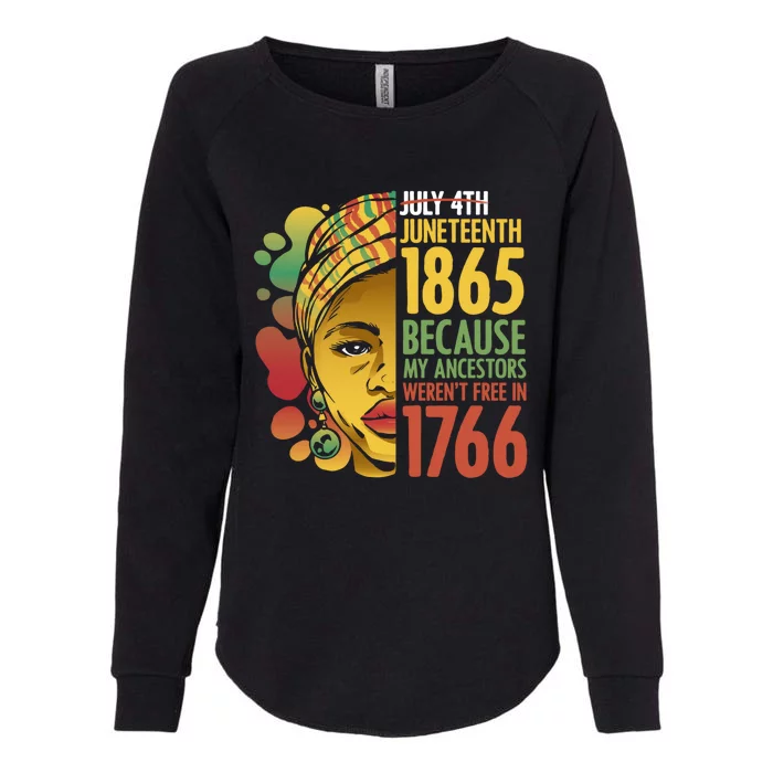 Ancestors Freedom Day For Black African Independence Great Gift Womens California Wash Sweatshirt