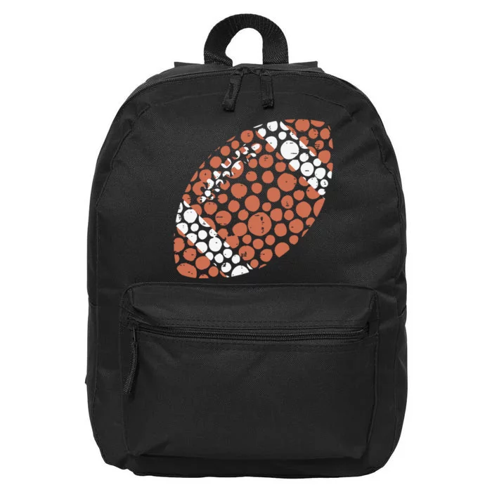 American Football Dots International Dot Day 16 in Basic Backpack