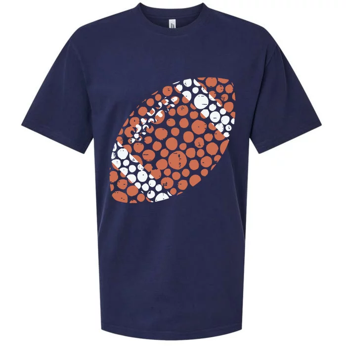 American Football Dots International Dot Day Sueded Cloud Jersey T-Shirt