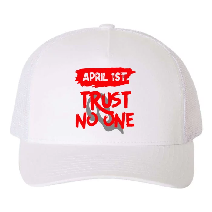 April Fools Day Outfit April 1st Prank April Fool Day Jokes Long Sleeve Yupoong Adult 5-Panel Trucker Hat