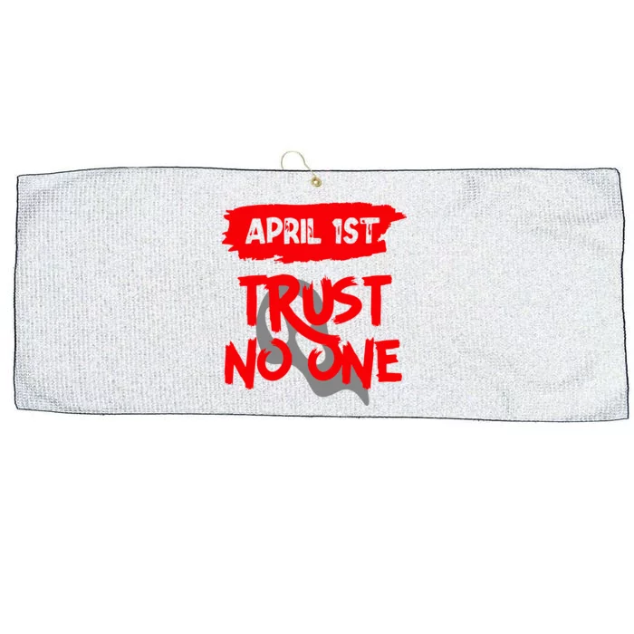 April Fools Day Outfit April 1st Prank April Fool Day Jokes Long Sleeve Large Microfiber Waffle Golf Towel