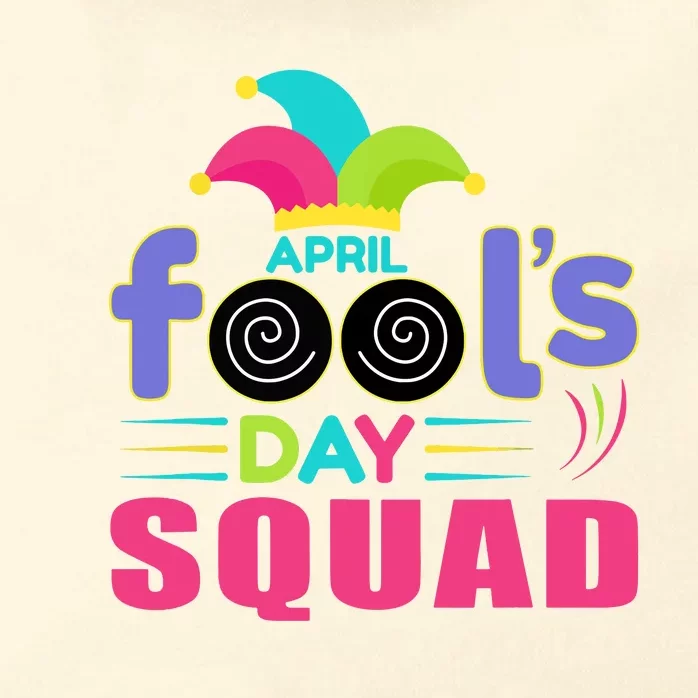 April Fools Day Squad Jester Hat Prank April 1 Zip Tote Bag