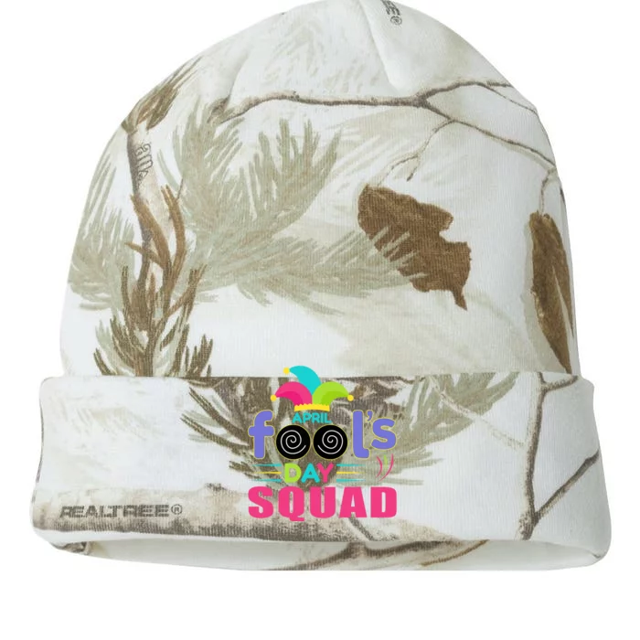 April Fools Day Squad Jester Hat Prank April 1 Kati - 12in Camo Beanie