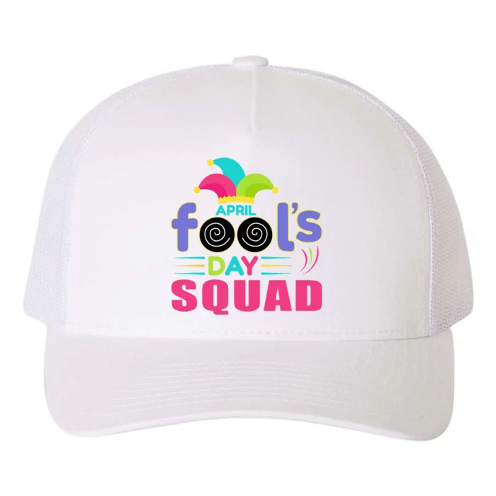 April Fools Day Squad Jester Hat Prank April 1 Yupoong Adult 5-Panel Trucker Hat