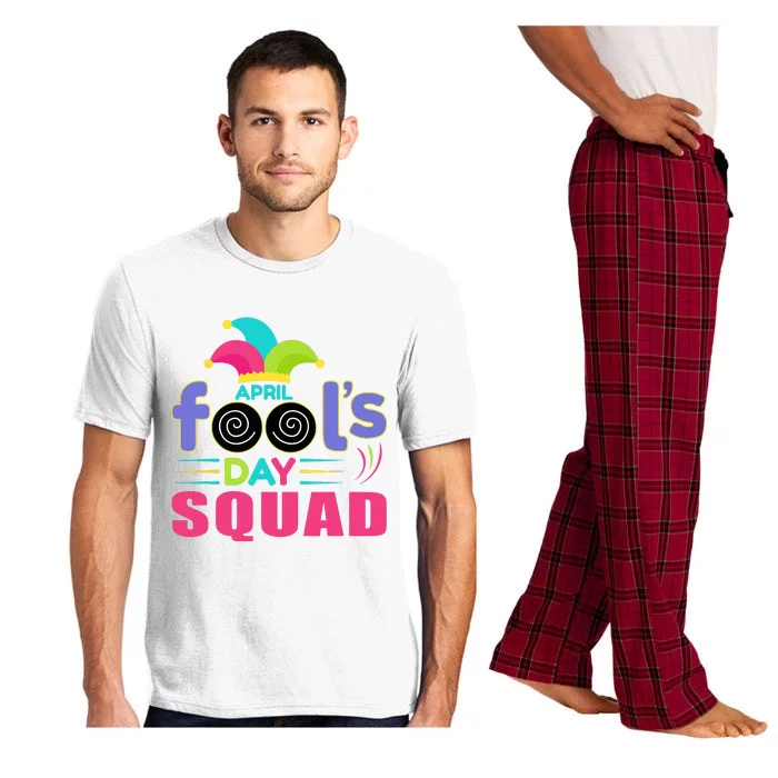 April Fools Day Squad Jester Hat Prank April 1 Pajama Set