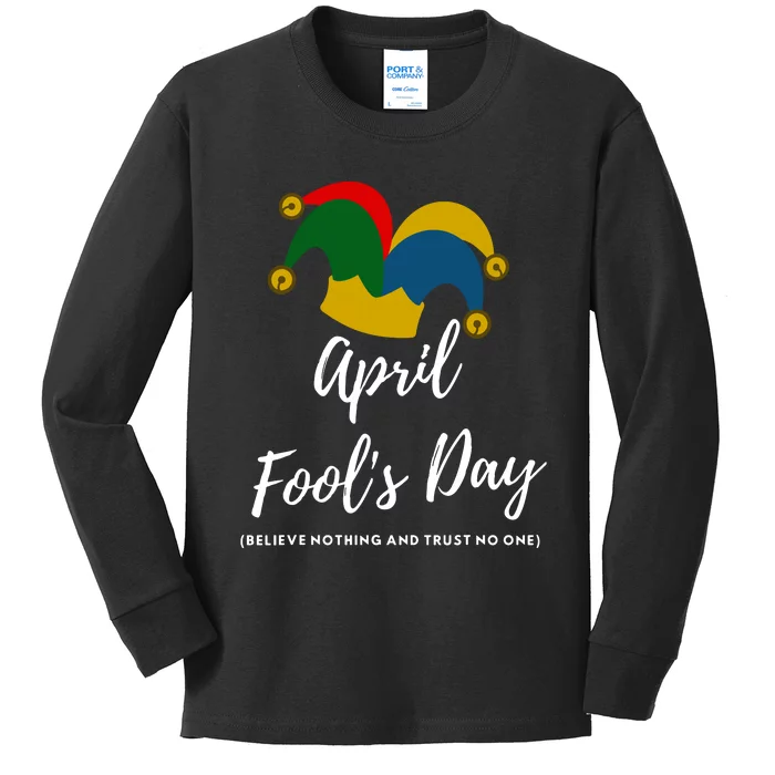 April Fools Day Kids Long Sleeve Shirt