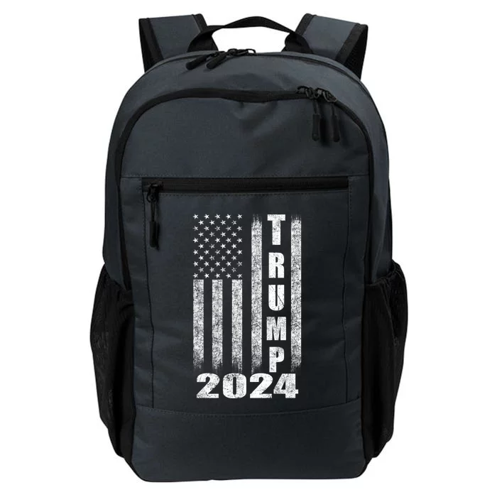 American Flag Design Trump 2024 Daily Commute Backpack