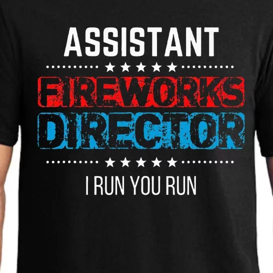 Assistant Fireworks Director USA Independence Day July 4th Pajama Set