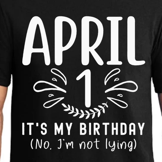 April Fools Day April 1st Birthday April Funny Jokes Pajama Set