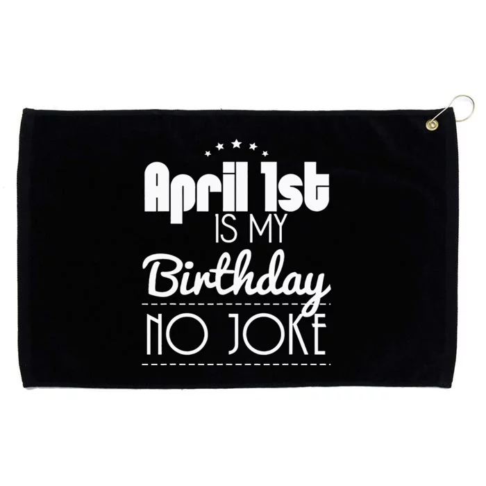 April Fool's Day Birthday Grommeted Golf Towel