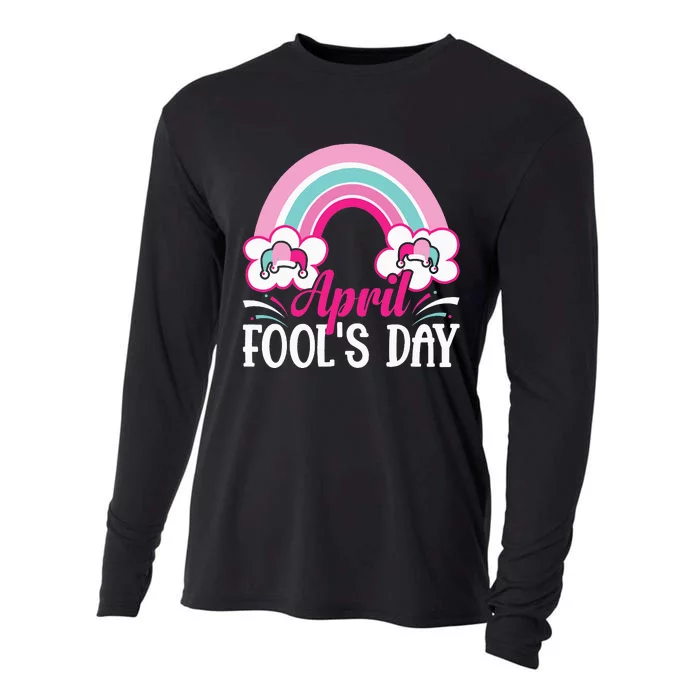 April Fool's Day funny April Fool Cooling Performance Long Sleeve Crew