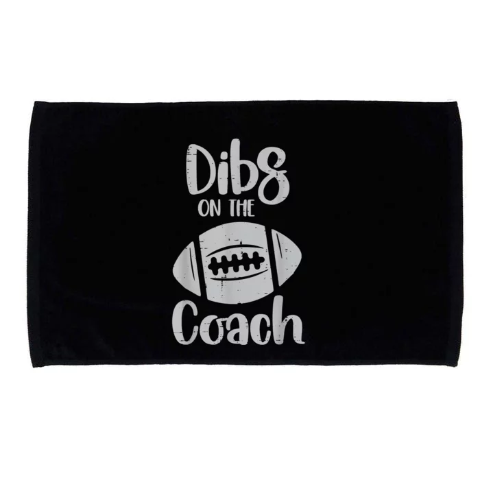 American Football Dibs On The Coach Funny Sports Wife Microfiber Hand Towel