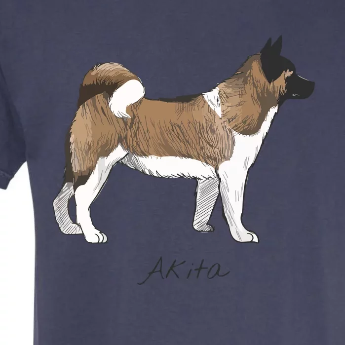 Akita Fun Doggy Garment-Dyed Heavyweight T-Shirt