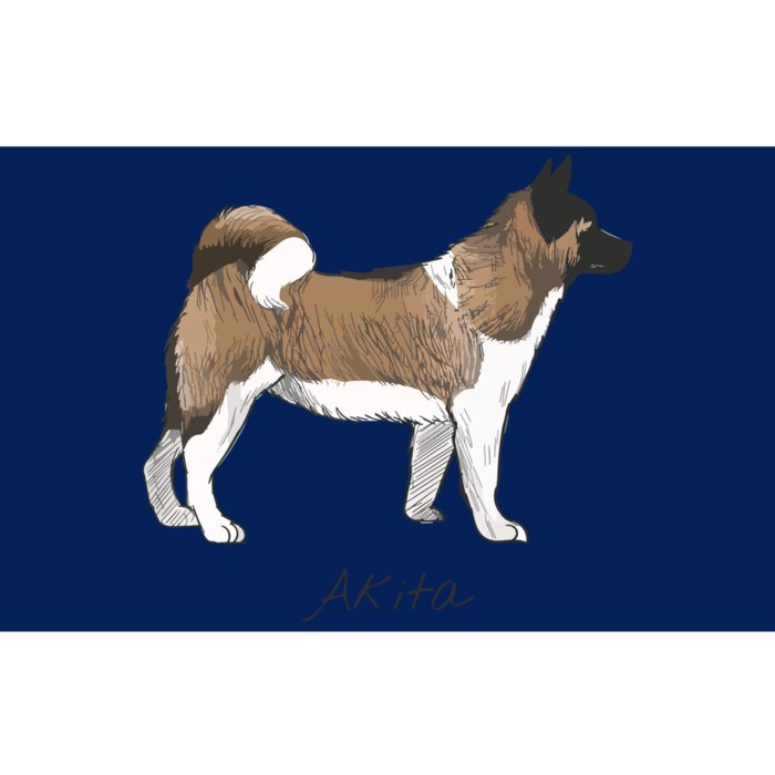 Akita Fun Doggy Bumper Sticker