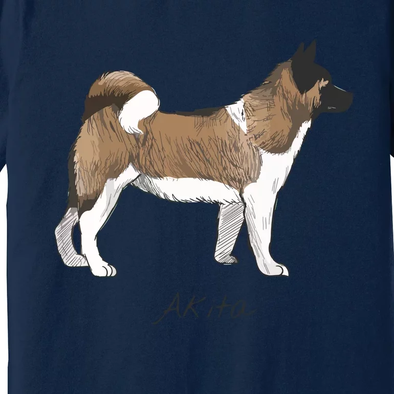 Akita Fun Doggy Premium T-Shirt