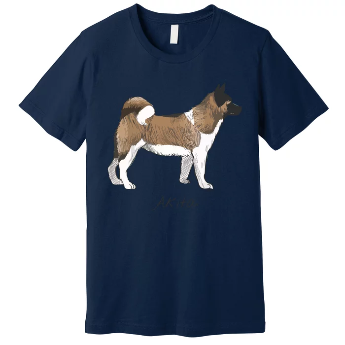 Akita Fun Doggy Premium T-Shirt