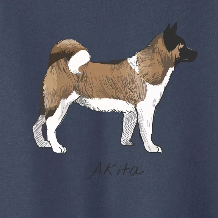 Akita Fun Doggy Toddler T-Shirt