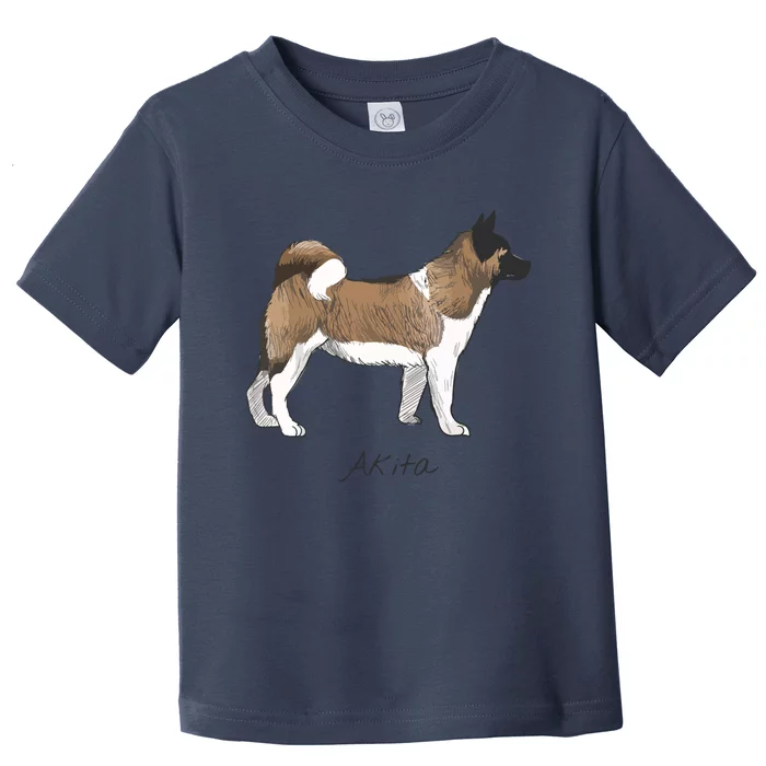 Akita Fun Doggy Toddler T-Shirt