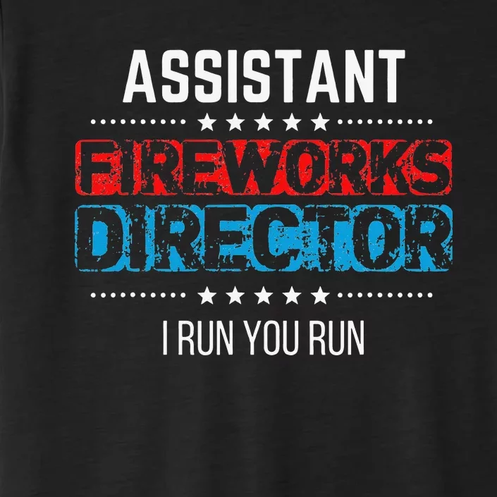 Assistant Fireworks Director USA Independence Day July 4th ChromaSoft Performance T-Shirt