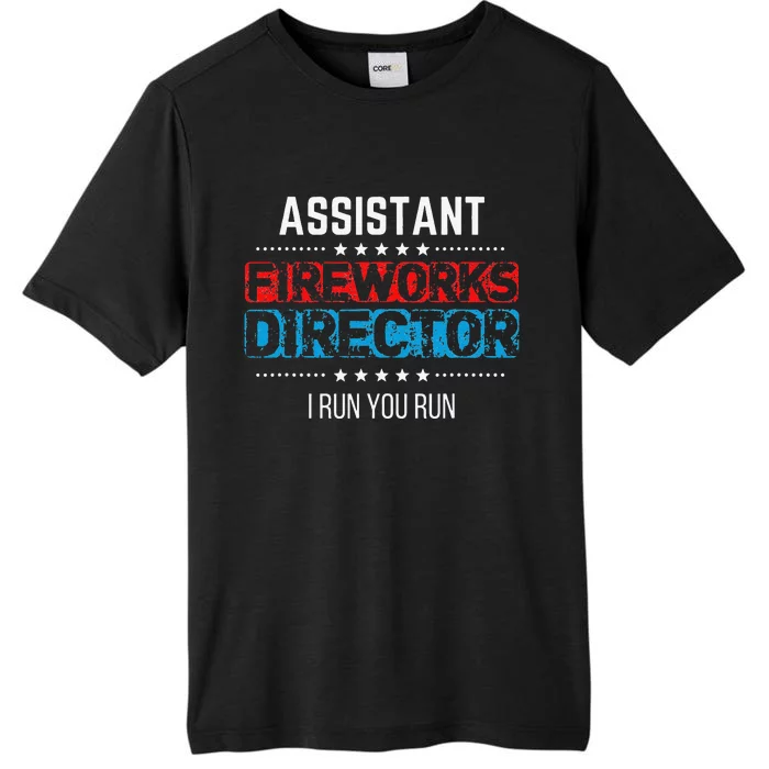 Assistant Fireworks Director USA Independence Day July 4th ChromaSoft Performance T-Shirt