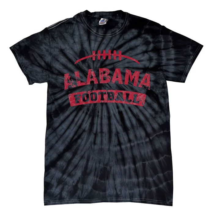 Alabama Football Distressed Vintage Tie-Dye T-Shirt