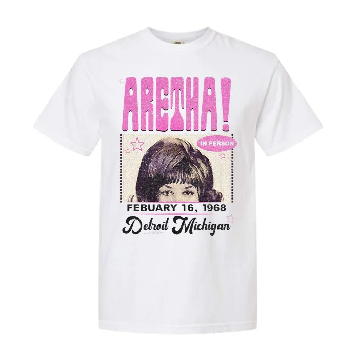 Aretha Franklin DETROIT Garment-Dyed Heavyweight T-Shirt