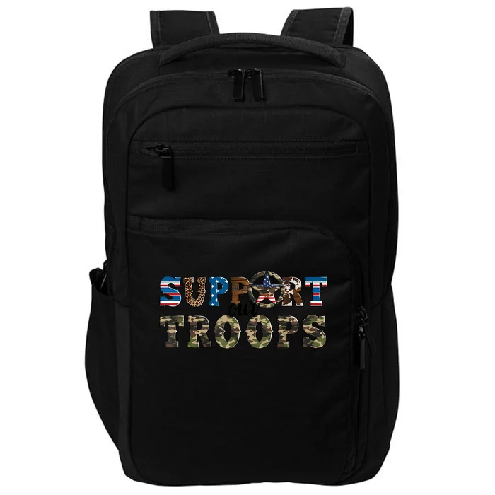 Armed Forces Day Support Our Troops Army Veteran Day Impact Tech Backpack