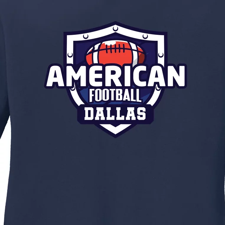 American Football Dallas Ladies Long Sleeve Shirt