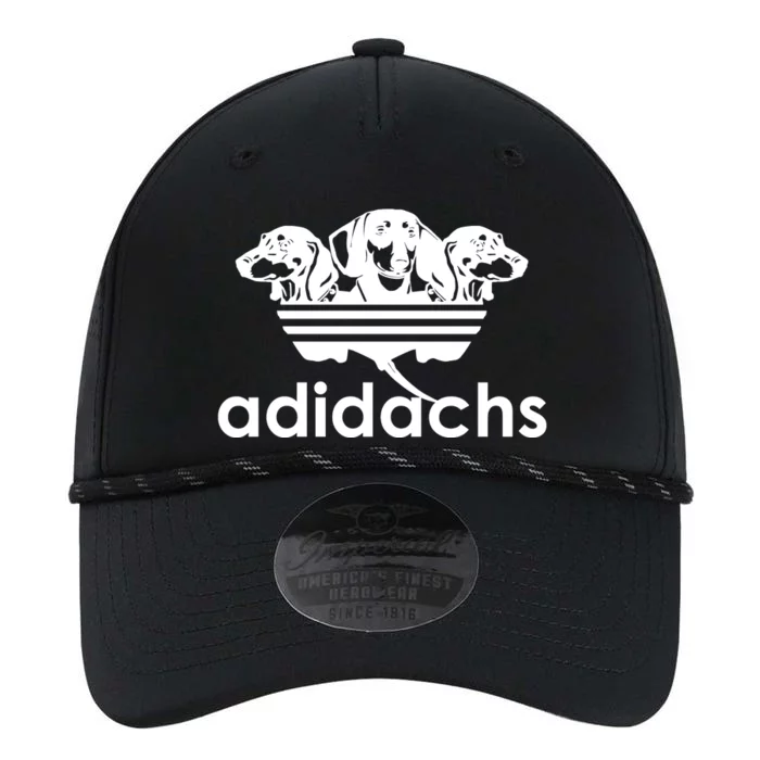 Adidachs Funny Daschund Dog Performance The Dyno Cap