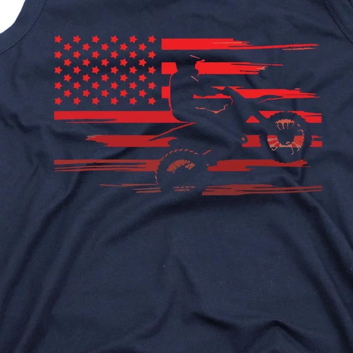 American Flag Dirt Bike Apparel Dirt Bike Motocross Tank Top