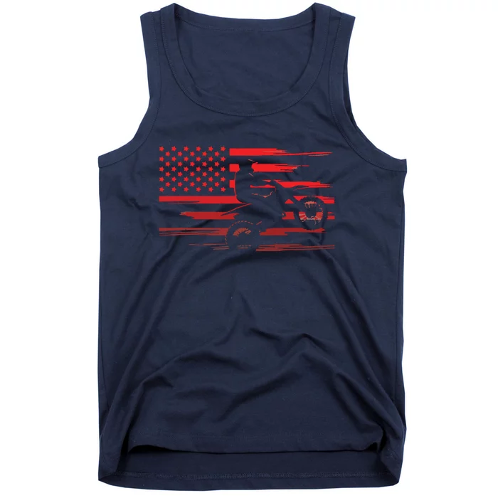 American Flag Dirt Bike Apparel Dirt Bike Motocross Tank Top