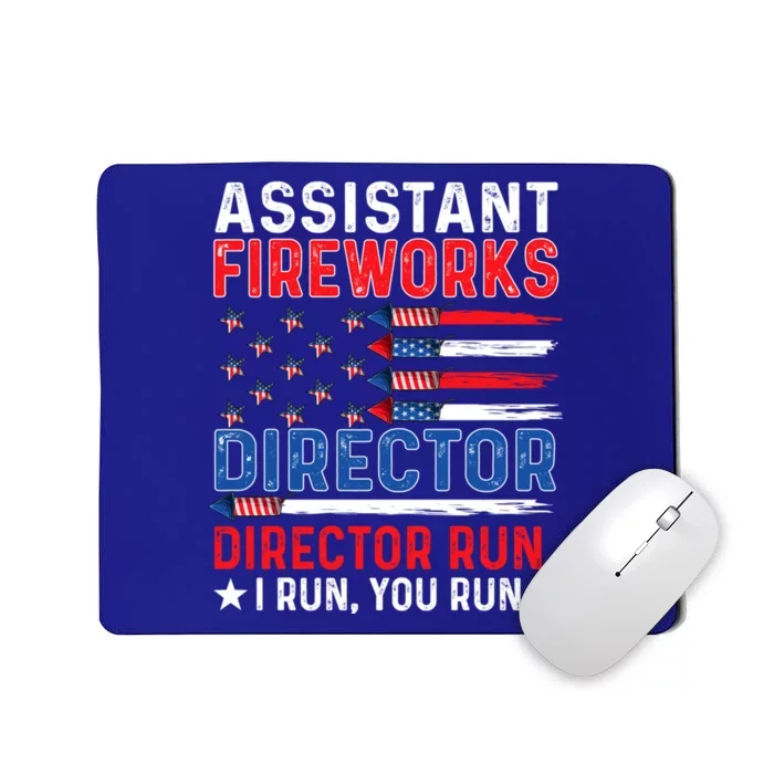 Assistant Fireworks Director Usa Independence Day July 4th Gift Mousepad