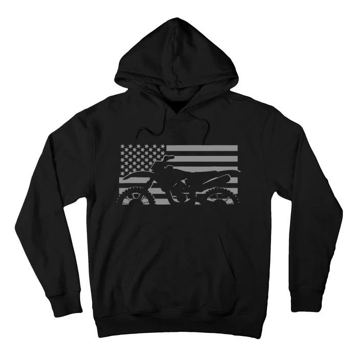 American Flag Dirt Bike Motocross Motocross Hoodie