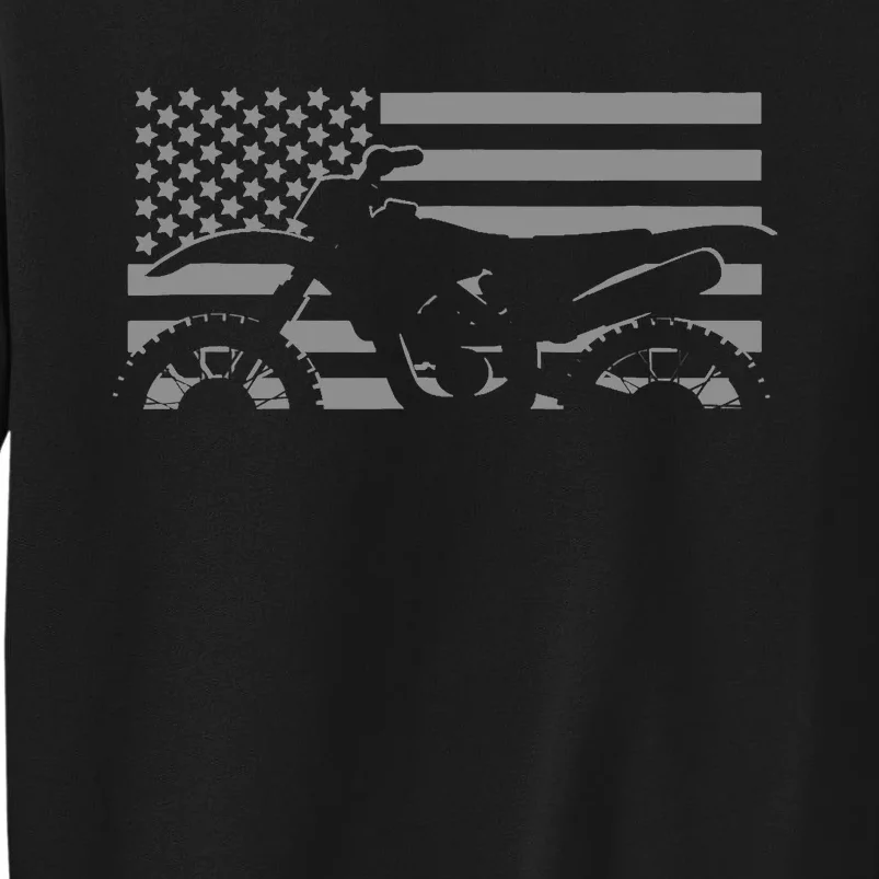 American Flag Dirt Bike Motocross Motocross Sweatshirt