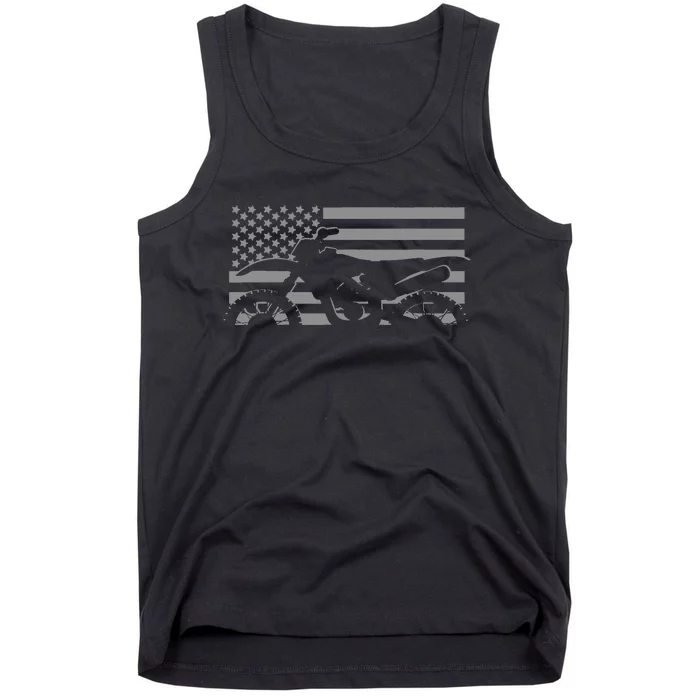 American Flag Dirt Bike Motocross Motocross Tank Top