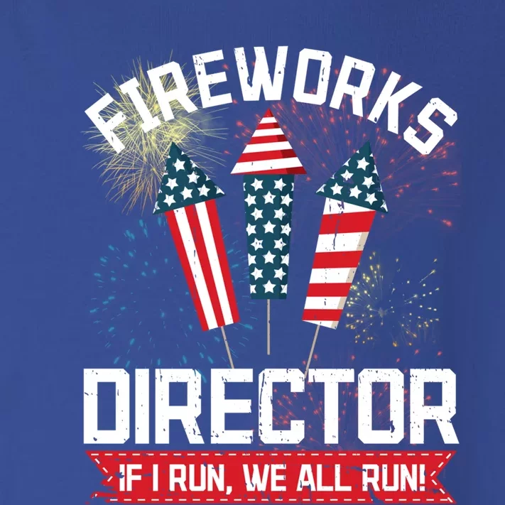 American Fireworks Director 4th Of July Pyrotechnics Cool Gift Toddler Long Sleeve Shirt