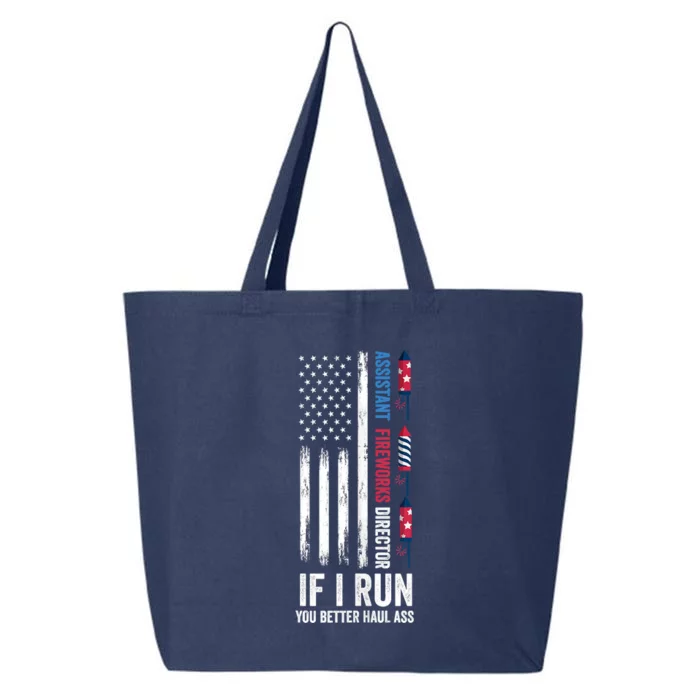 Assistant Fireworks Director 4th Of July 25L Jumbo Tote